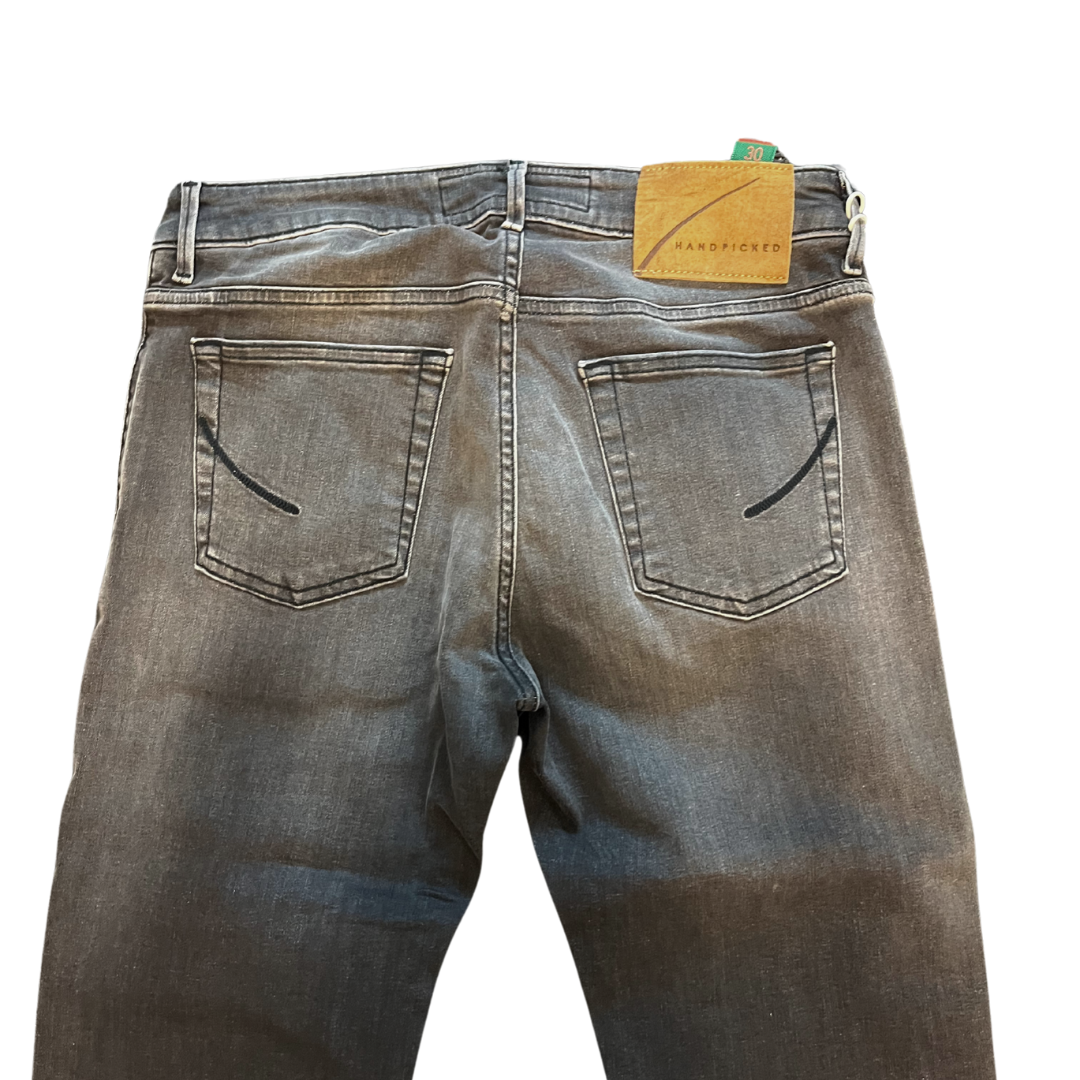 Handpicked Ravello Slim Fit Jeans (Dark Grey) (New)