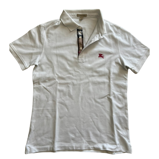 Burberry Polo Shirt (White)