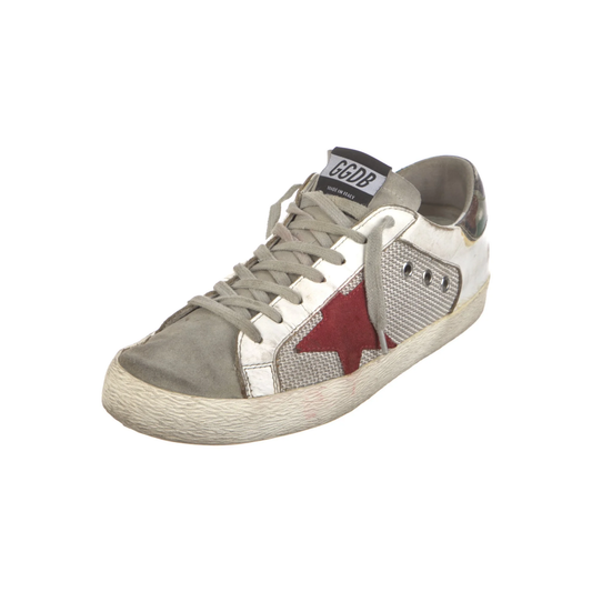 Golden Goose Superstar Sneakers (White)