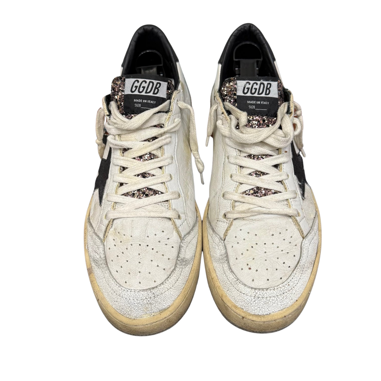 Golden Goose Ballstar Sneakers (White) (Womens)