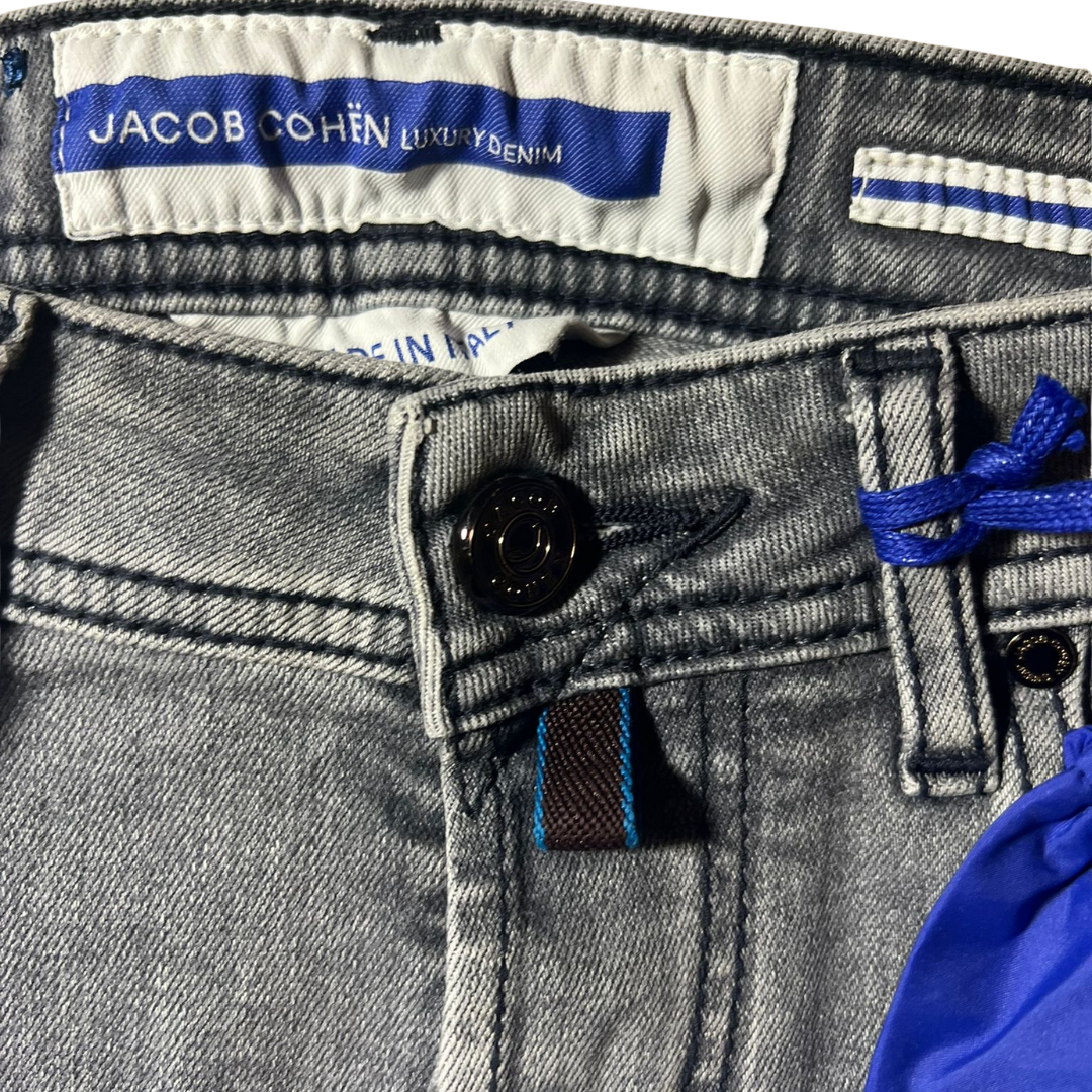 Jacob Cohën Bard Slim Fit Jeans (Grey) (New)