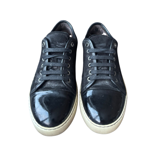 Lanvin Cap Toe Sneakers (Black)