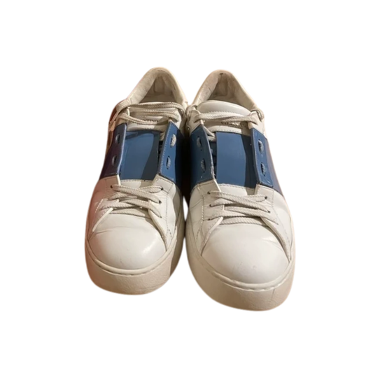 Valentino Garavani Open Sneakers (White Blue)