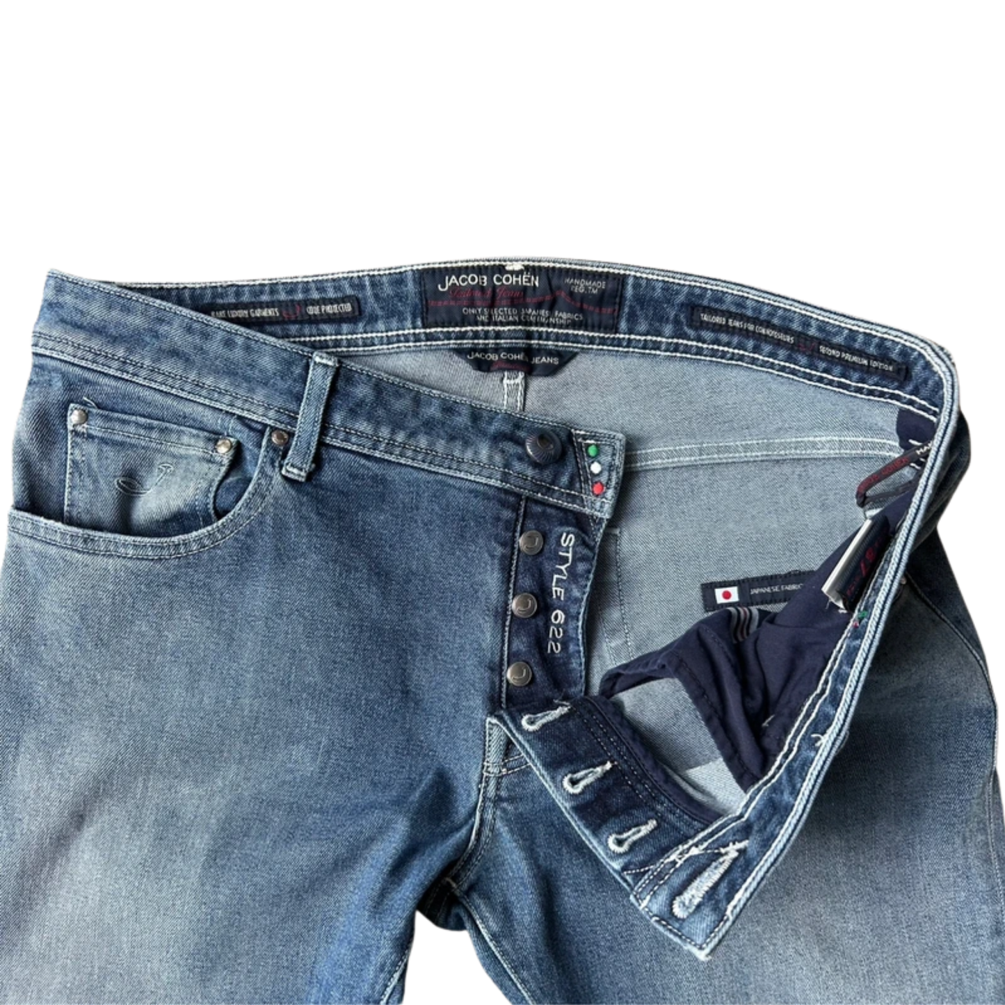 Jacob Cohën 622 Slim Fit Jeans (Blue)