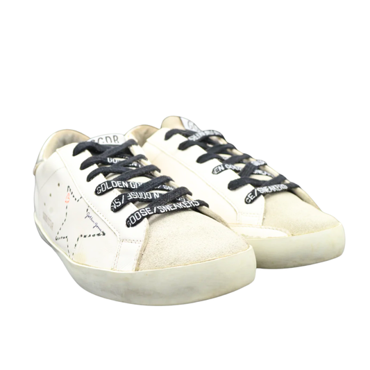 Golden Goose Superstar Sneakers (White) (Womens)