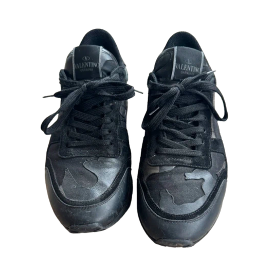 Valentino Garavani Rockrunner Sneakers (Black)
