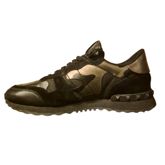Valentino Garavani Rockrunner Sneakers (Black)