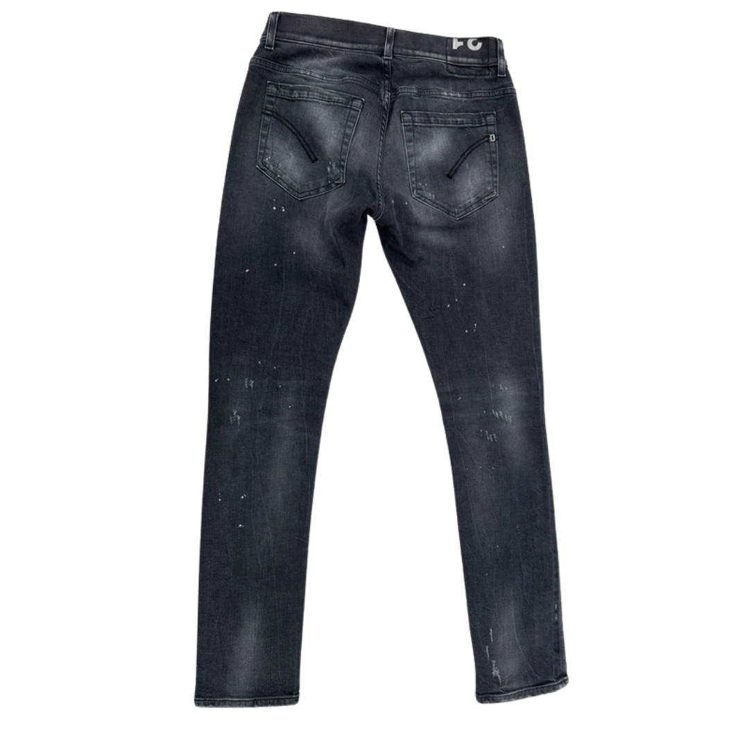 Dondup George Distressed Skinny-fit Jeans (Dark Grey)