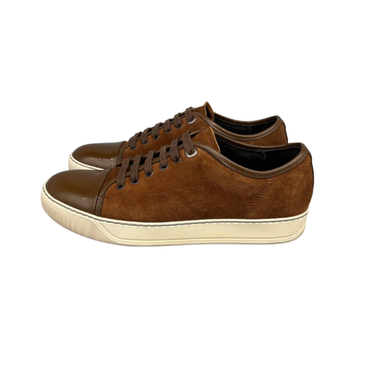 Lanvin Cap Toe Sneakers (Brown)