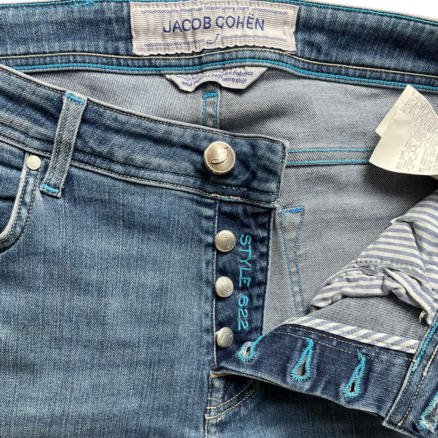 Jacob Cohën 622 Slim Fit Jeans (Blue)