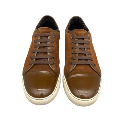Lanvin Cap Toe Sneakers (Brown)