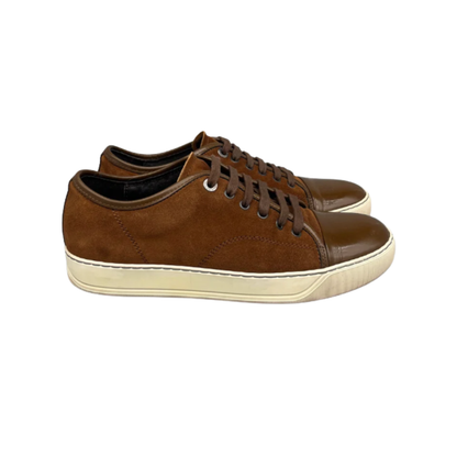 Lanvin Cap Toe Sneakers (Brown)