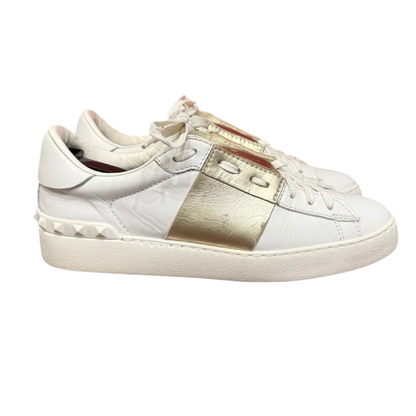 Valentino Open Sneakers (Gold) (Womens)