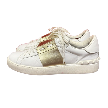 Valentino Open Sneakers (Gold) (Womens)