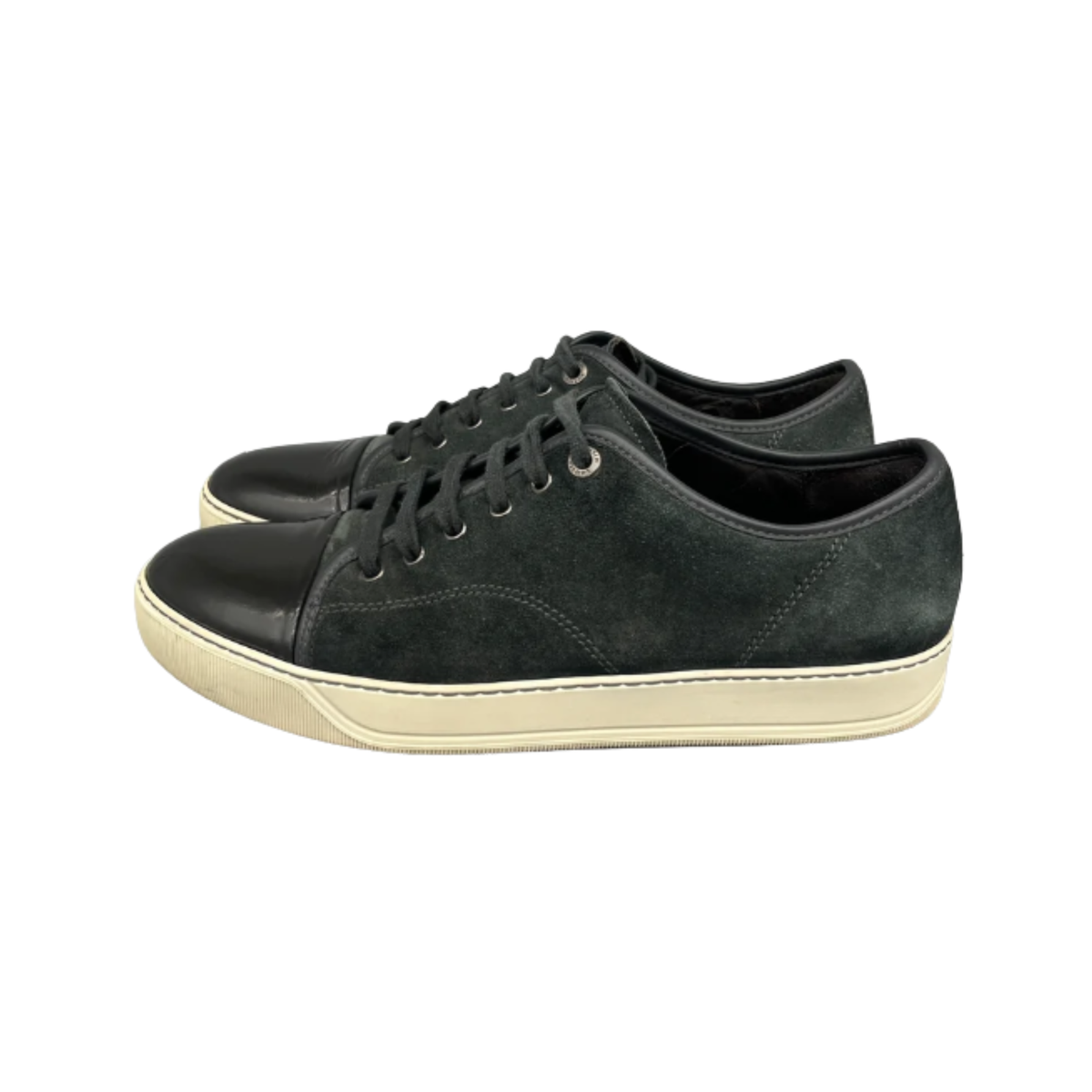 Lanvin Cap Toe Sneakers (Black)