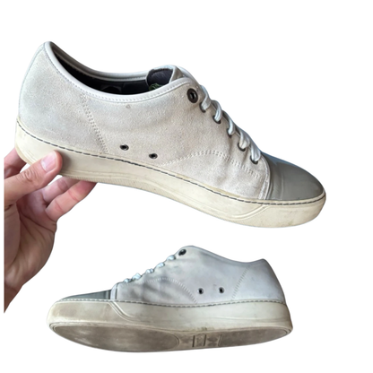 Lanvin Cap Toe Sneakers (Grey)