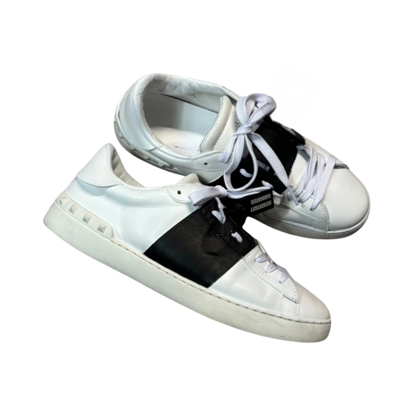 Valentino Garavani Open Sneakers (White Black)