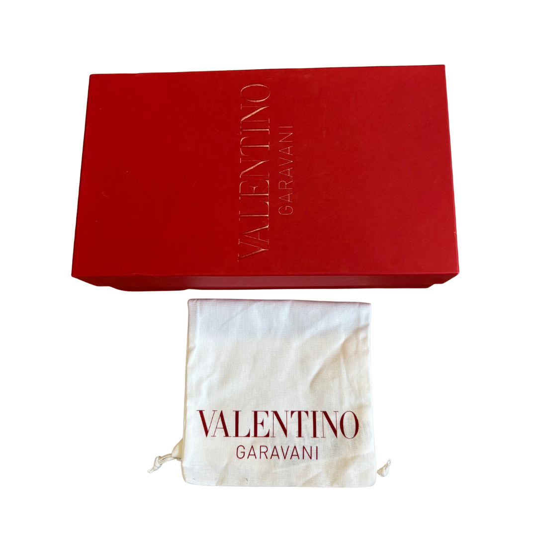Valentino Garavani Open Sneakers (White Navy)
