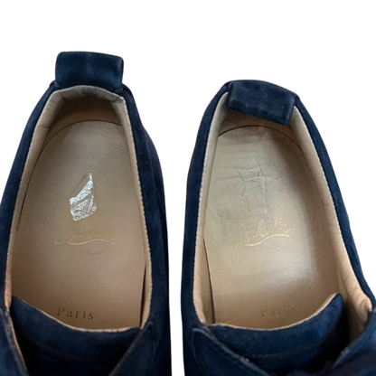 Christian Louboutin Louis Junior Spike Sneakers (Navy)