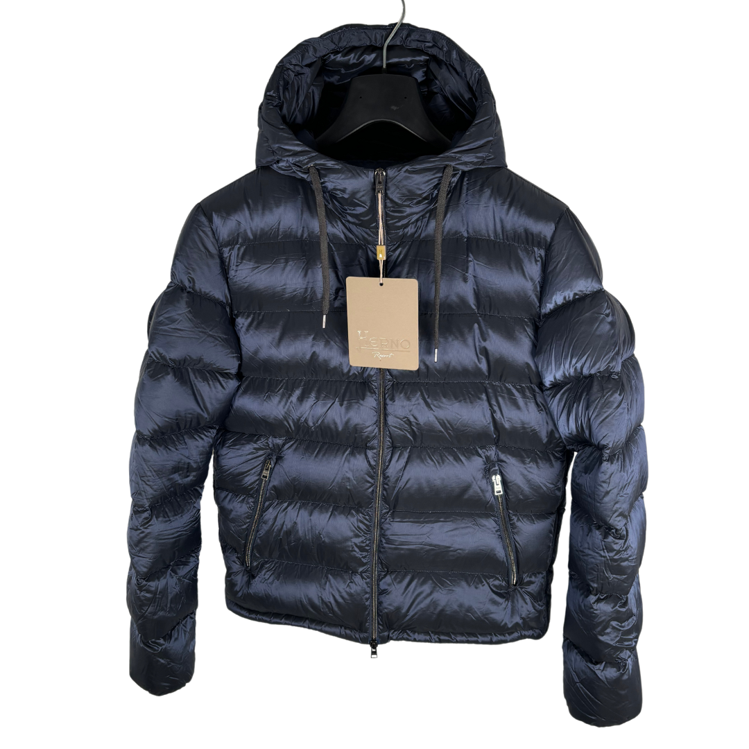 Herno Glossy Down Jacket (Navy) (New)