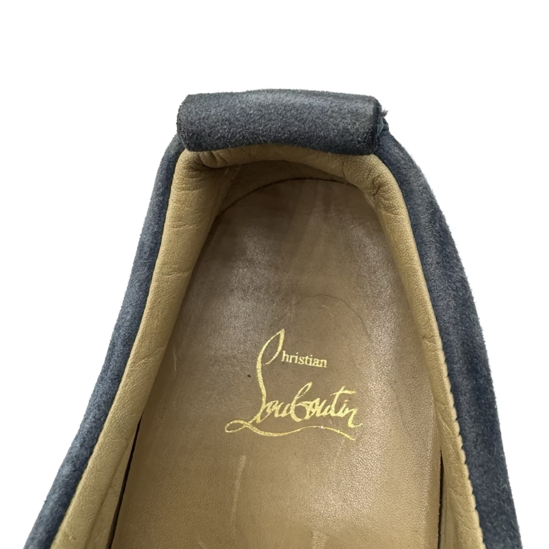 Christian Louboutin Louis Junior Spike Sneakers (Blue)