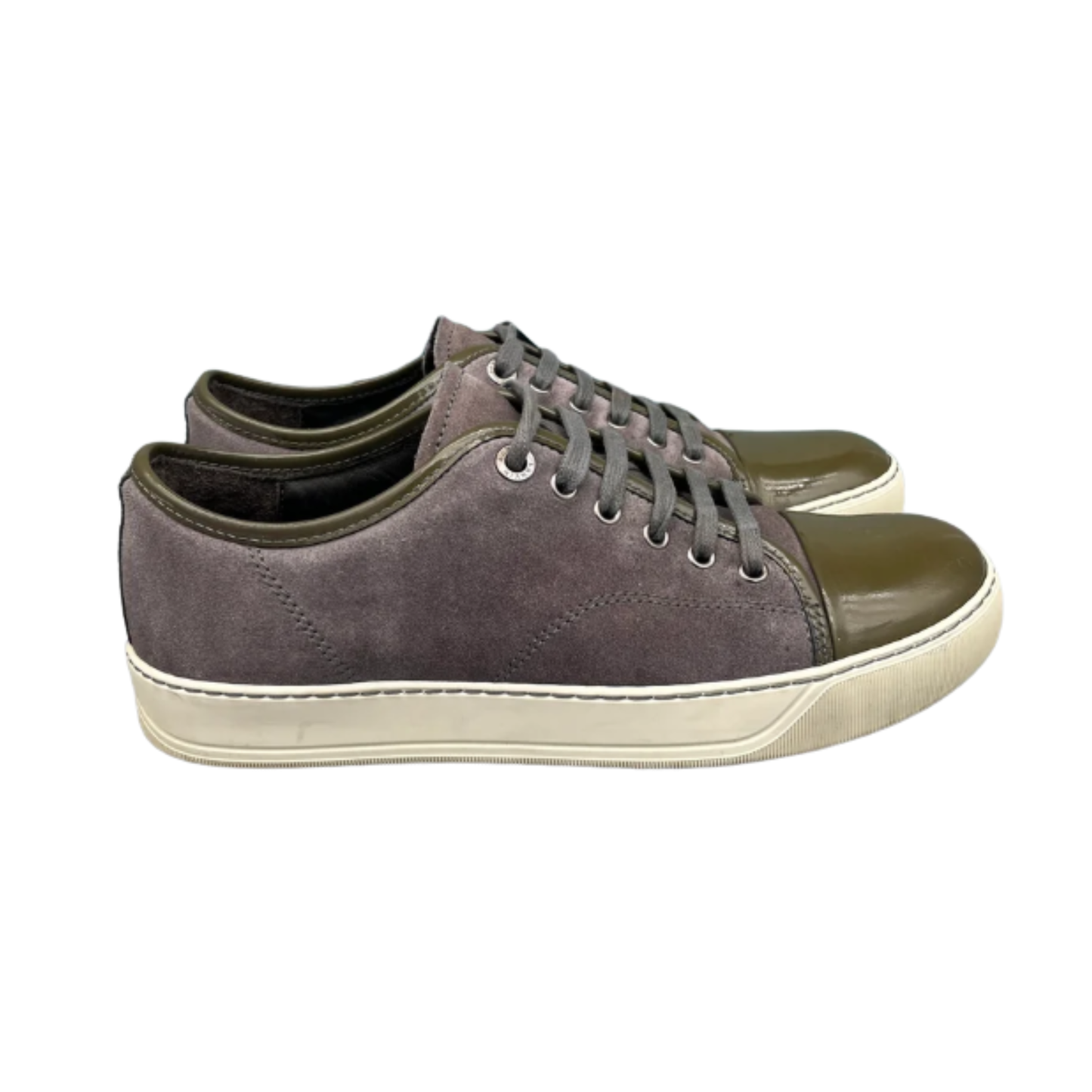 Lanvin Cap Toe Sneakers (Gray)