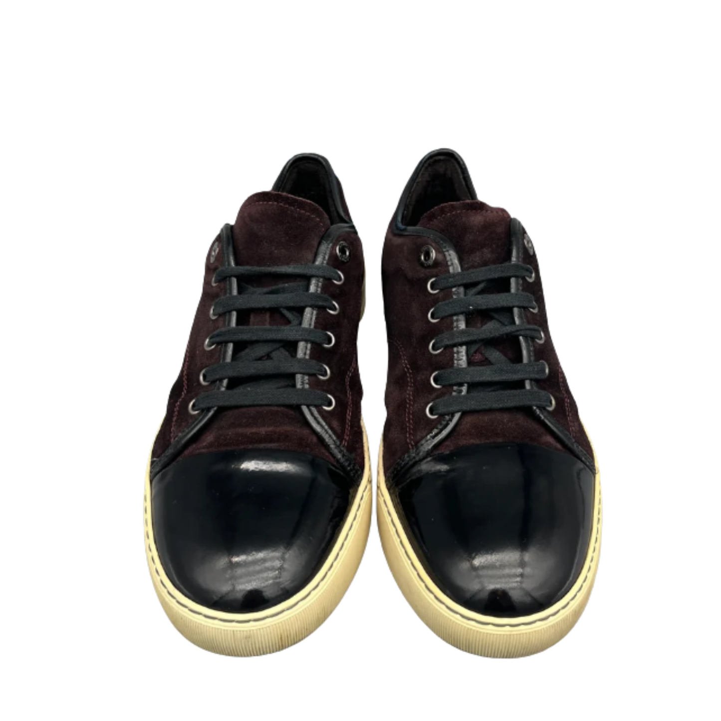 Lanvin Cap Toe Sneakers (Burgundy)