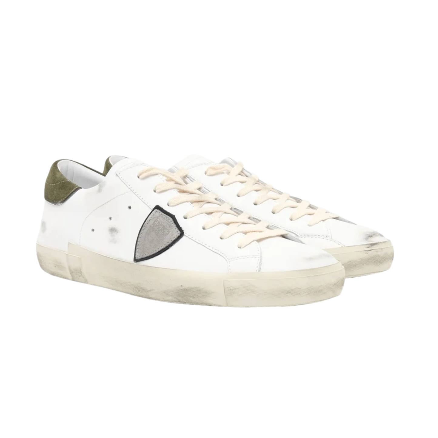 Philippe Model PRSX Sneakers (White Green) (New)