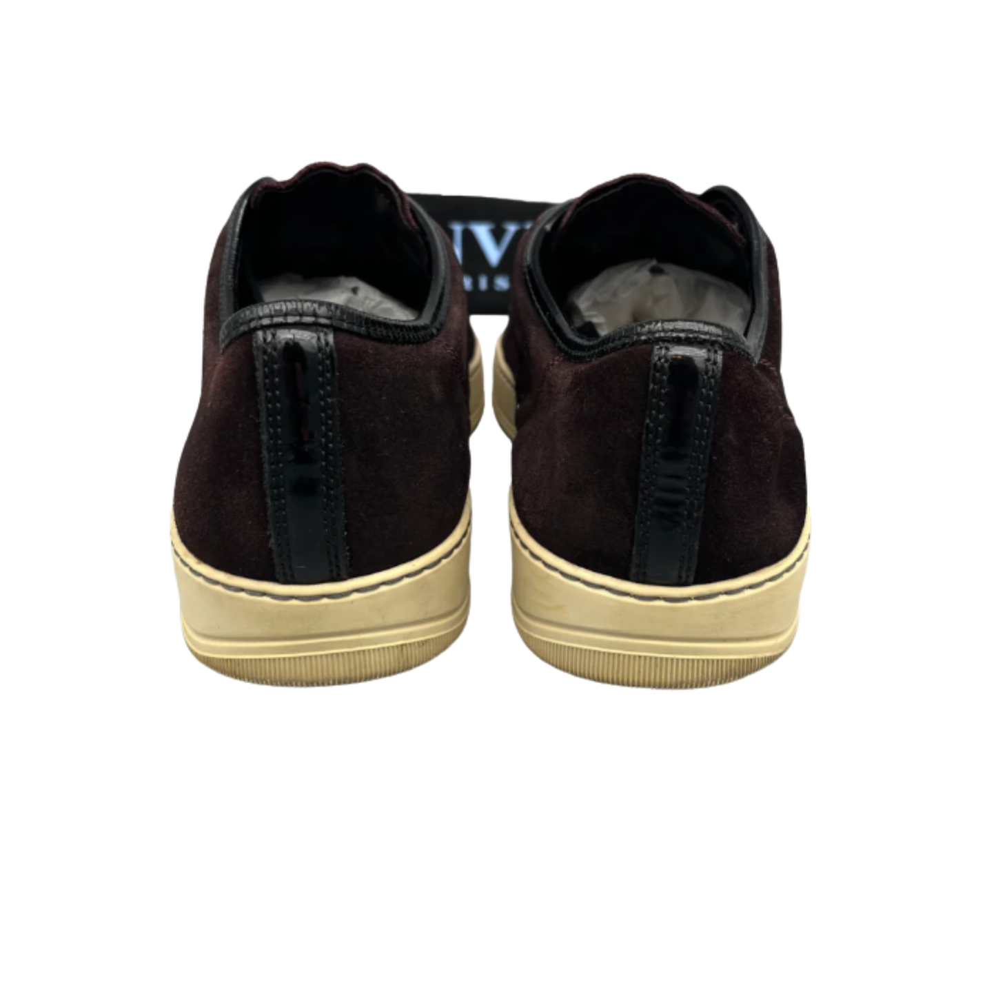 Lanvin Cap Toe Sneakers (Burgundy)