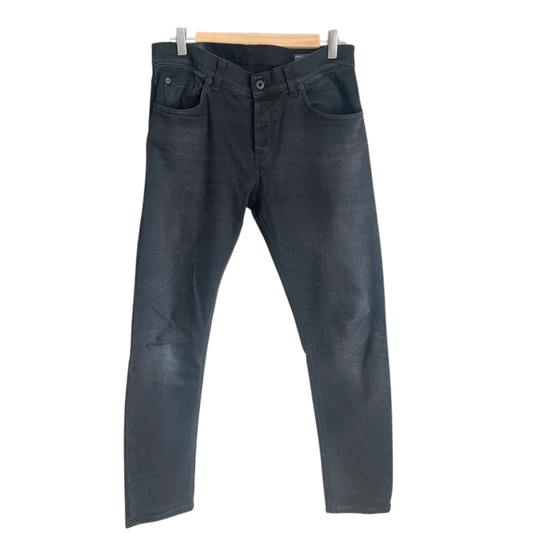 Dondup Mius Slim Fit Jeans (Black)