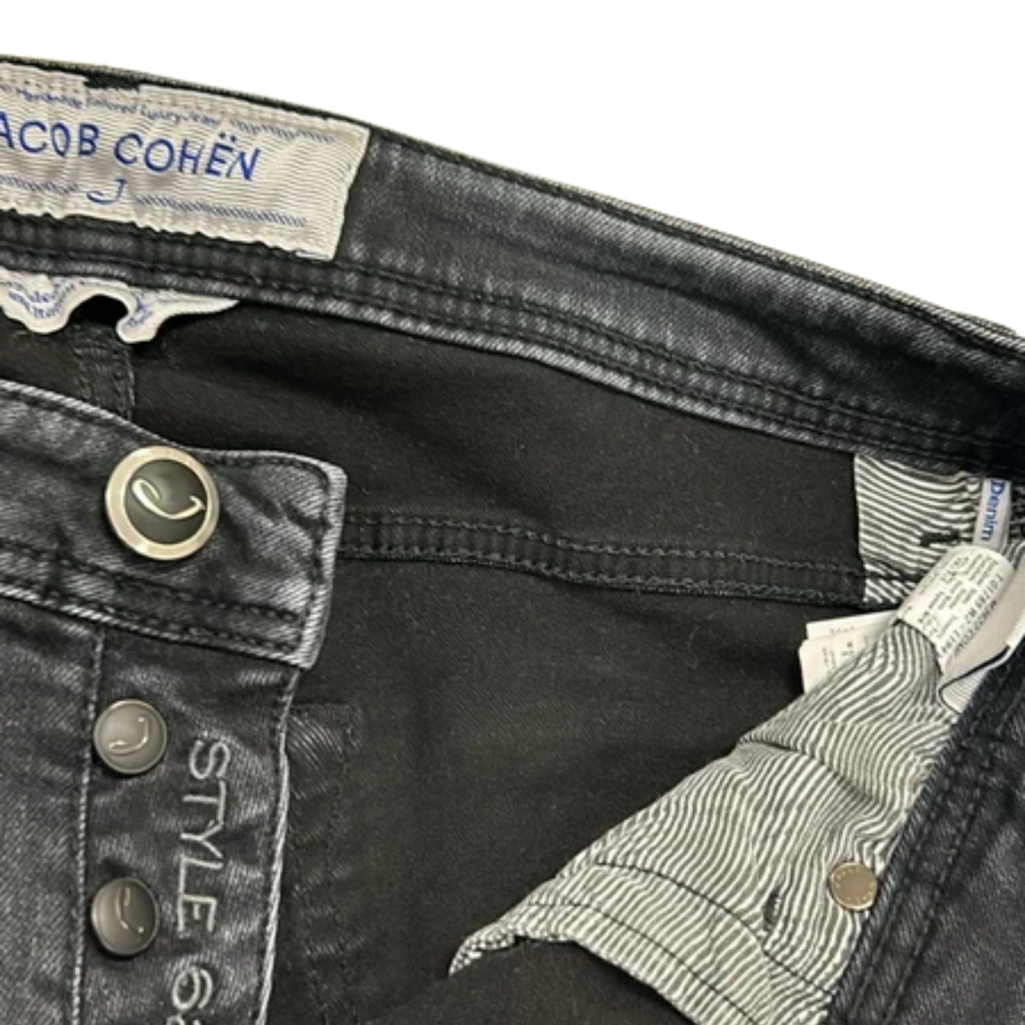 Jacob Cohën 622 Slim Fit Jeans (Black)
