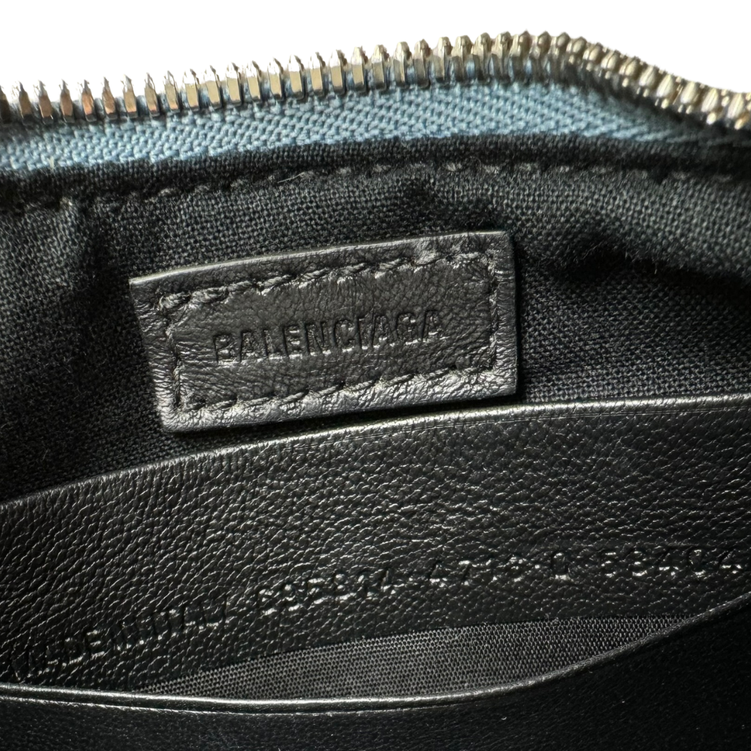 Balenciaga Balenciaga Le Cagole Mini Handbag (Blue Denim)