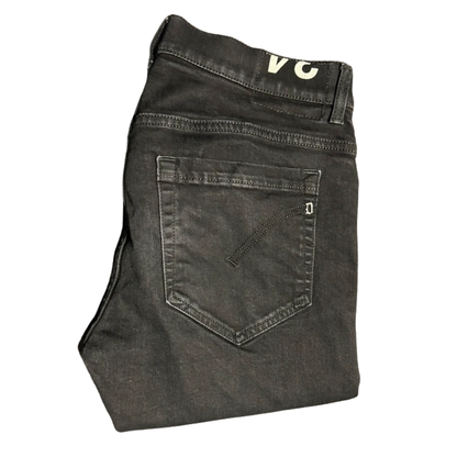 Dondup Geroge Slim Fit Jeans (Black)
