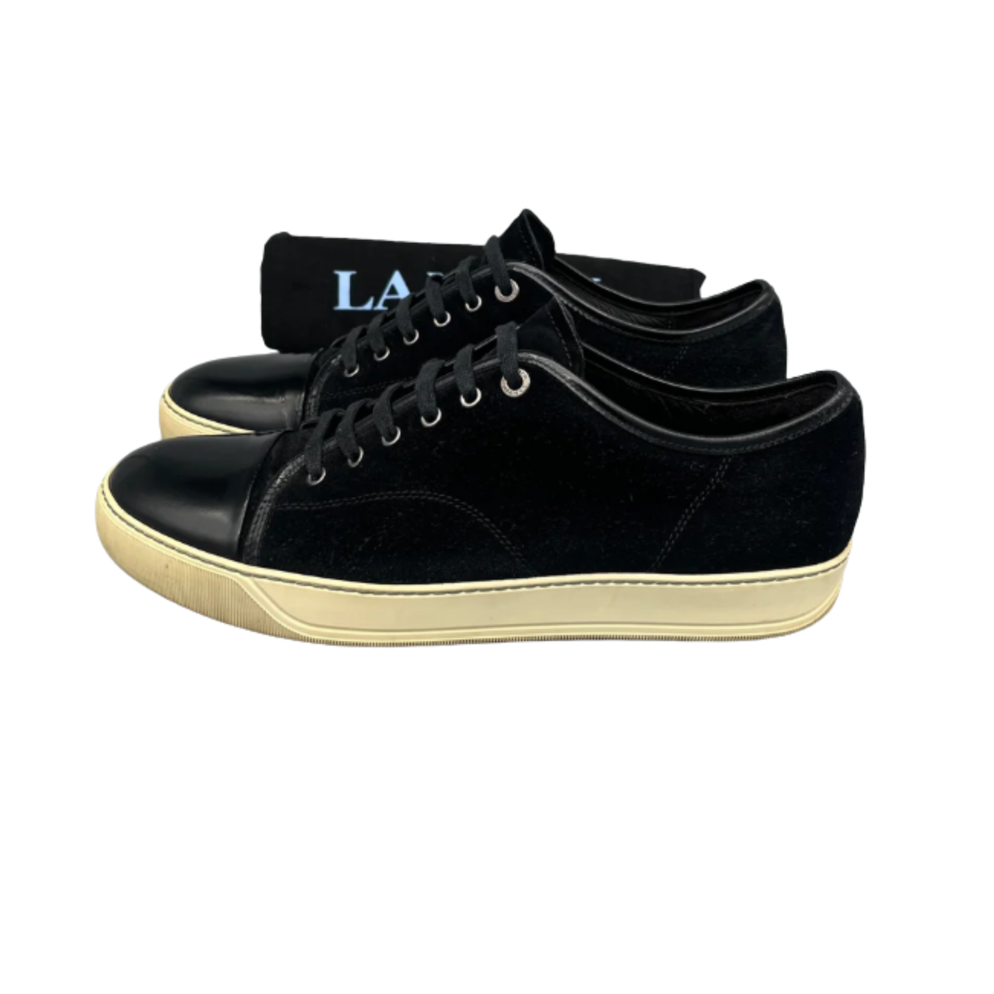 Lanvin Cap Toe Sneakers (Black)
