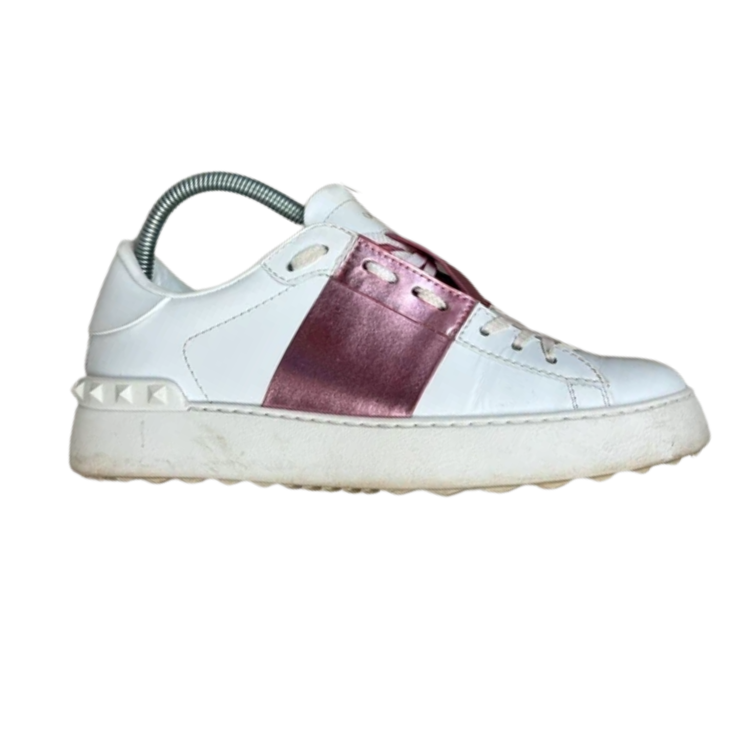 Valentino Open Sneakers (Pink) (Womens)