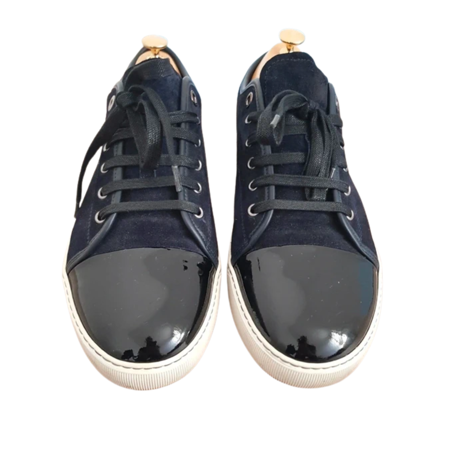 Lanvin Cap Toe Sneakers (navy)