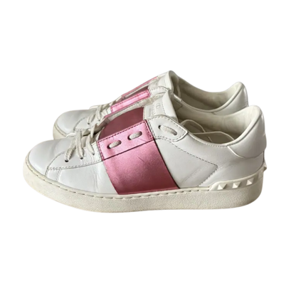 Valentino Open Sneakers (Pink) (Womens)