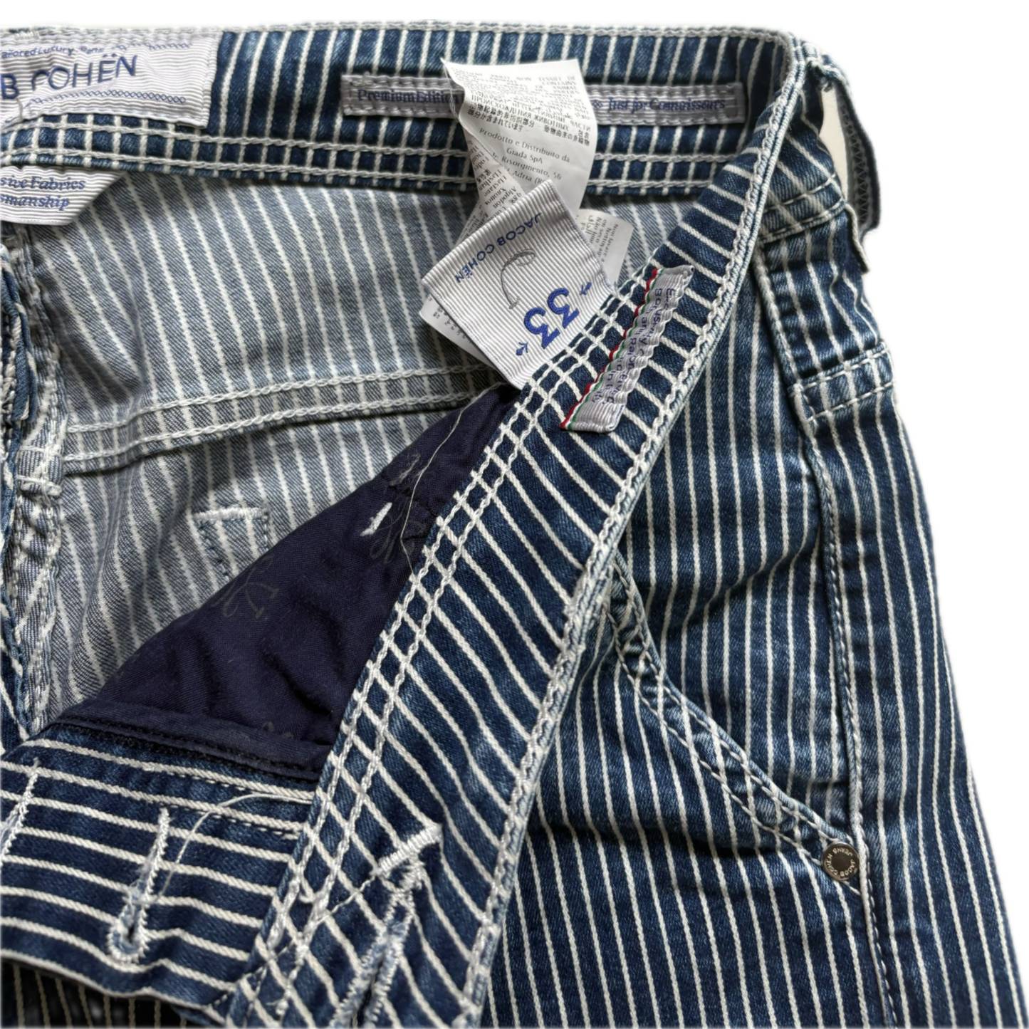 Jacob Cohën 613 Slim Fit Jeans (Stripe)