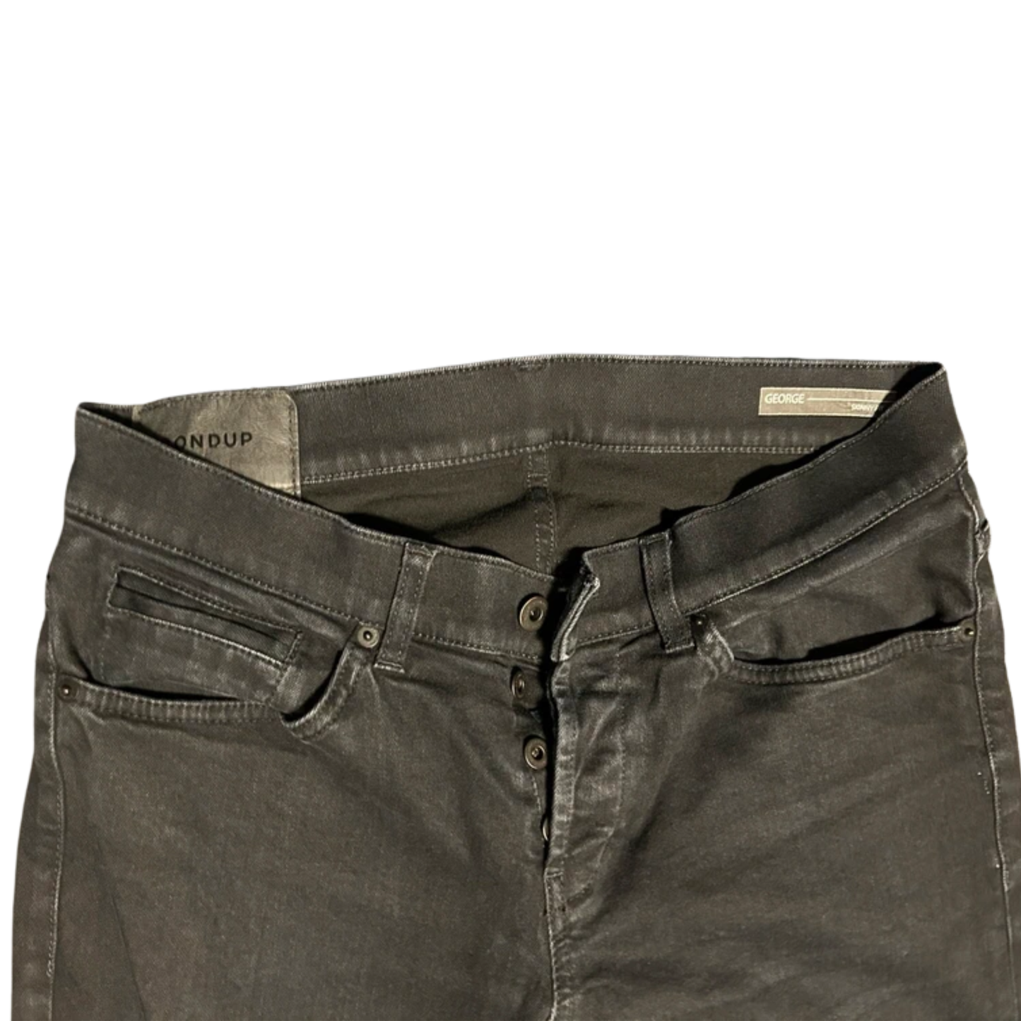 Dondup Geroge Slim Fit Jeans (Black)