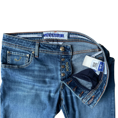 Jacob Cohën Nick Slim Fit Jeans (Navy)