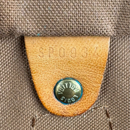 Louis Vuitton Speedy 35 Monogram Handbag (Brown) (Vintage)