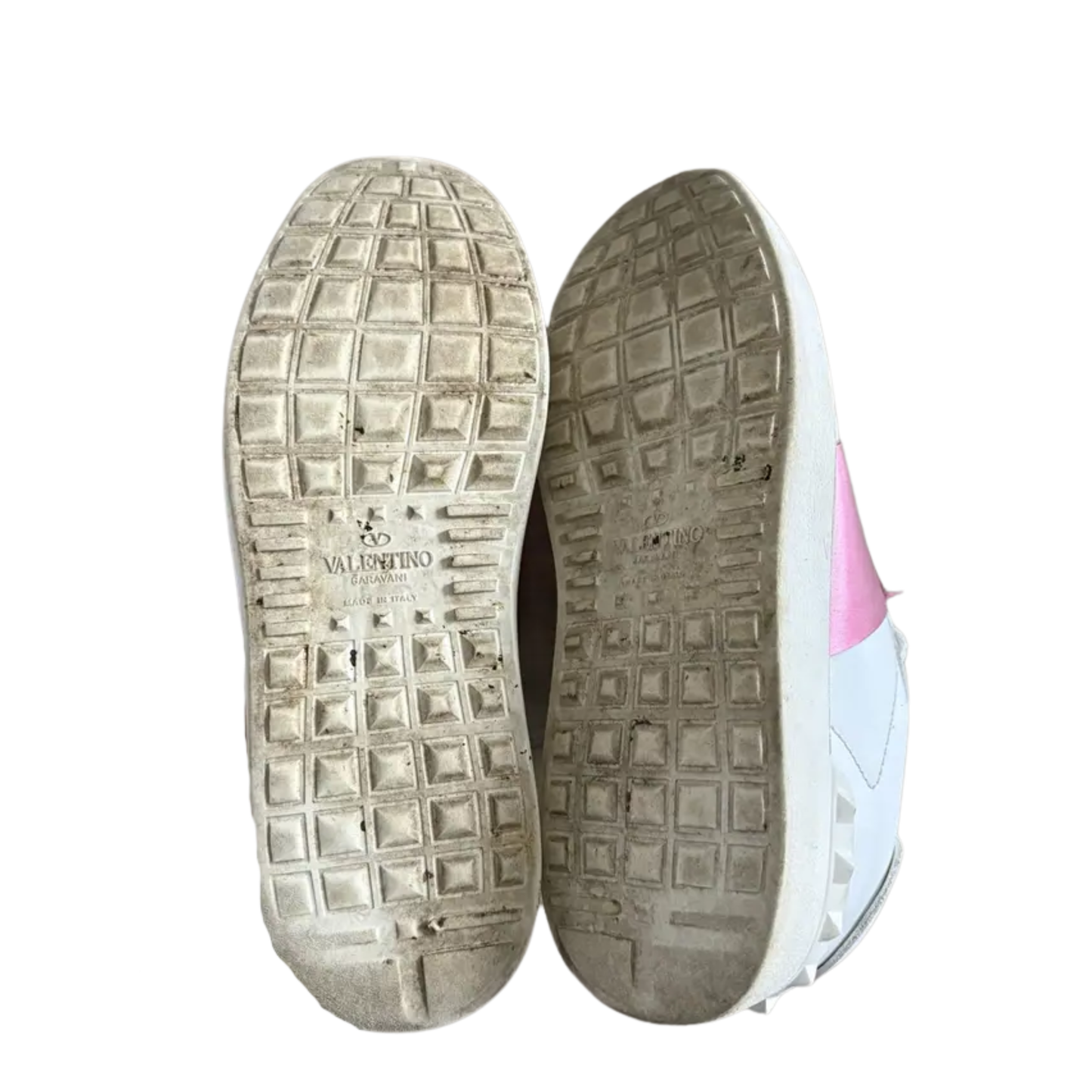 Valentino Open Sneakers (Pink) (Womens)