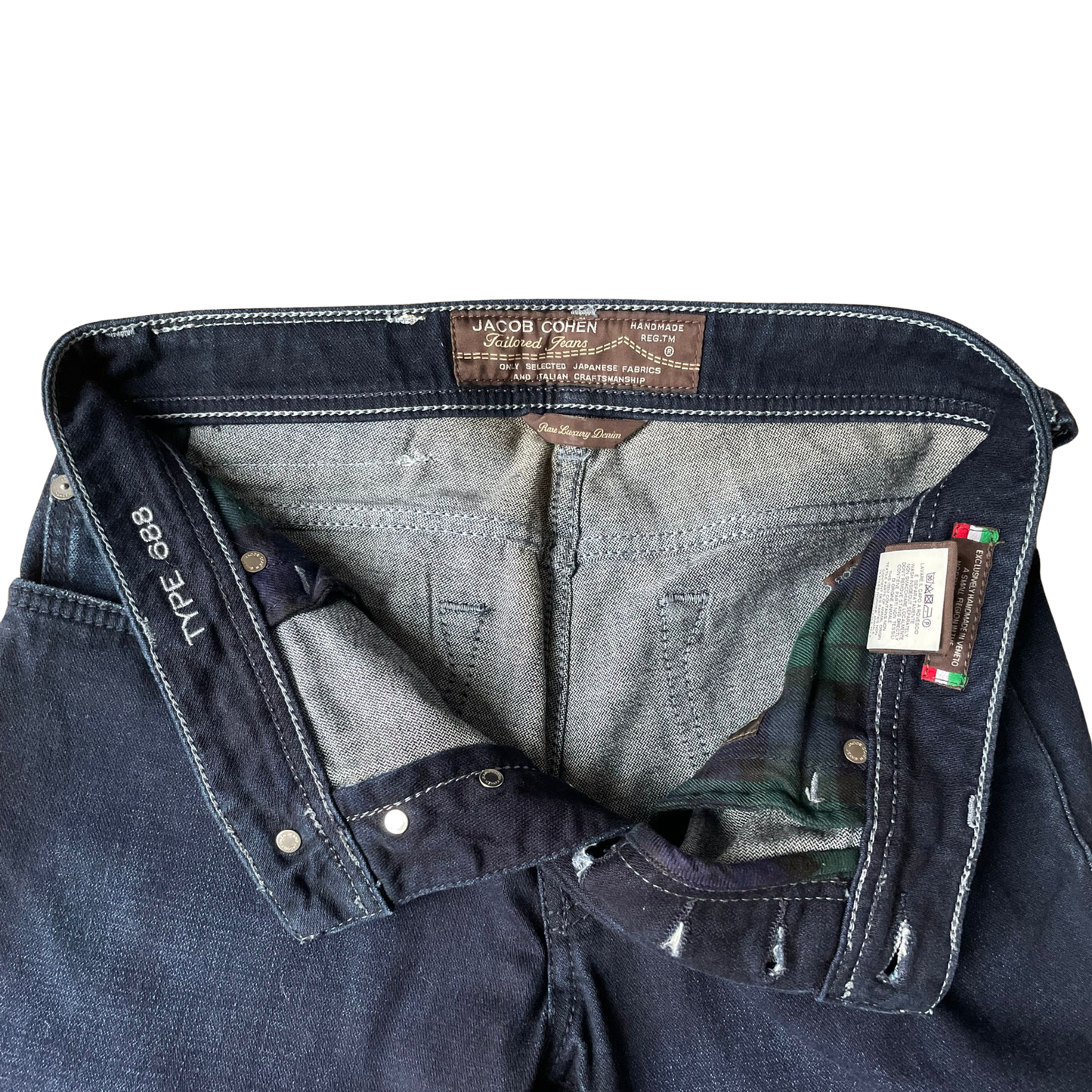 Jacob Cohën 688 Slim Fit Jeans (Navy)