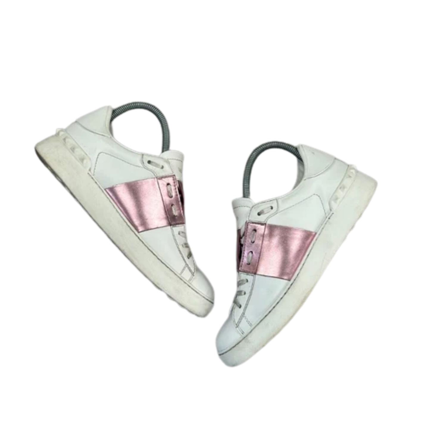 Valentino Open Sneakers (Pink) (Womens)