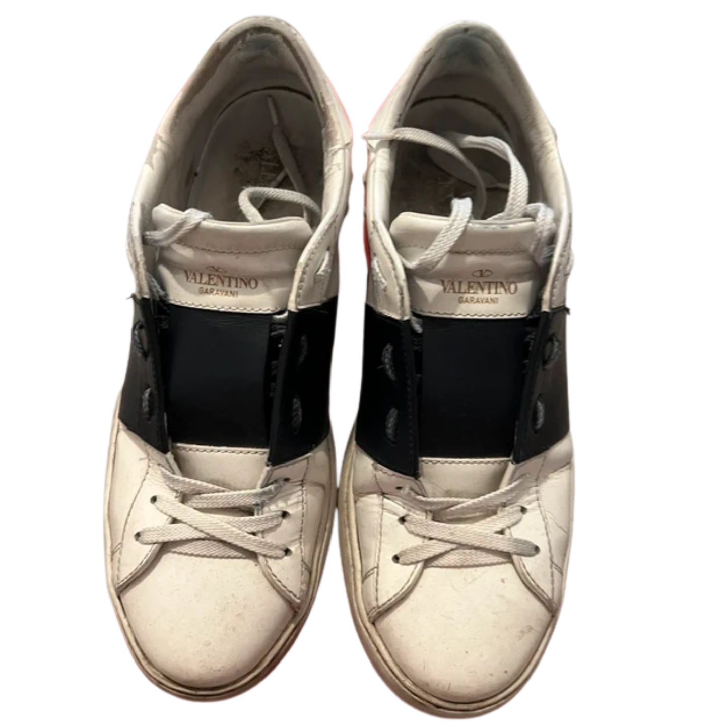 Valentino Garavani Open Sneakers (White Black)