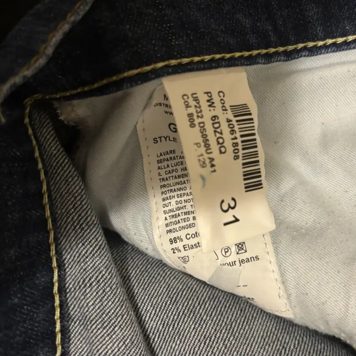 Dondup George Skinny Fit Jeans (Navy)