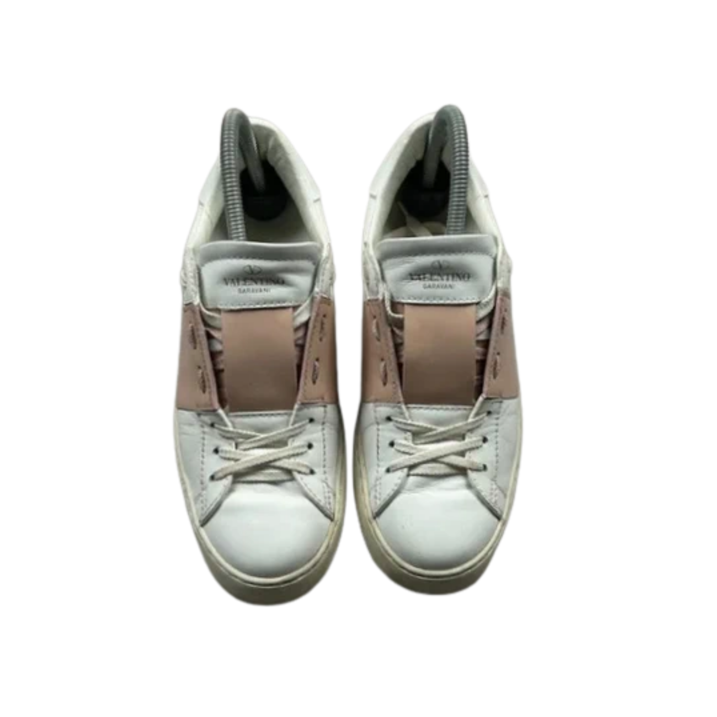 Valentino Open Sneakers (Pink) (Womens)