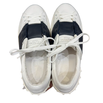 Valentino Open Sneakers (White black)