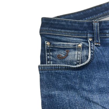 Jacob Cohën Bard Slim Fit Jeans (Navy)