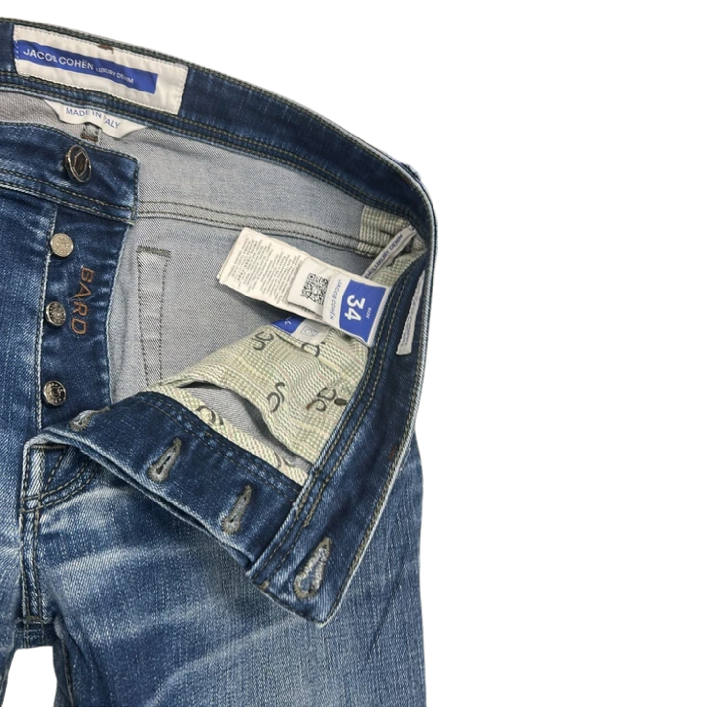 Jacob Cohën Bard Slim Fit Jeans (Navy)